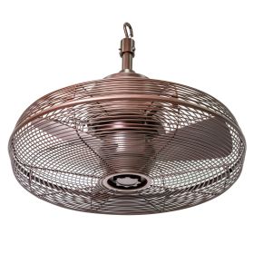New 18 inch Outdoor Gazebo Fan with Hanging Hook Bronze