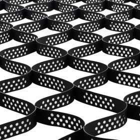 VEVOR Gravel Grid, 2 Inch Depth, 16.4 x 6.5 FT / 5000 x 1980 mm, 1880 LBS Per Sq ft Grass Ground Retainer, Permeable Geo Grids Driveway Stabiliza