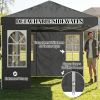 Rain shelter, car shed, camping shed, pavilion, Dark Gray